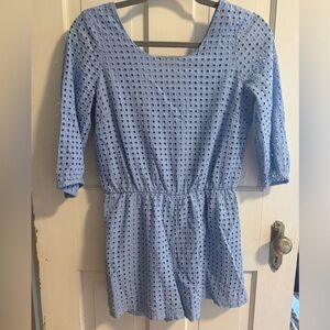 Anthropologie Romper Blue